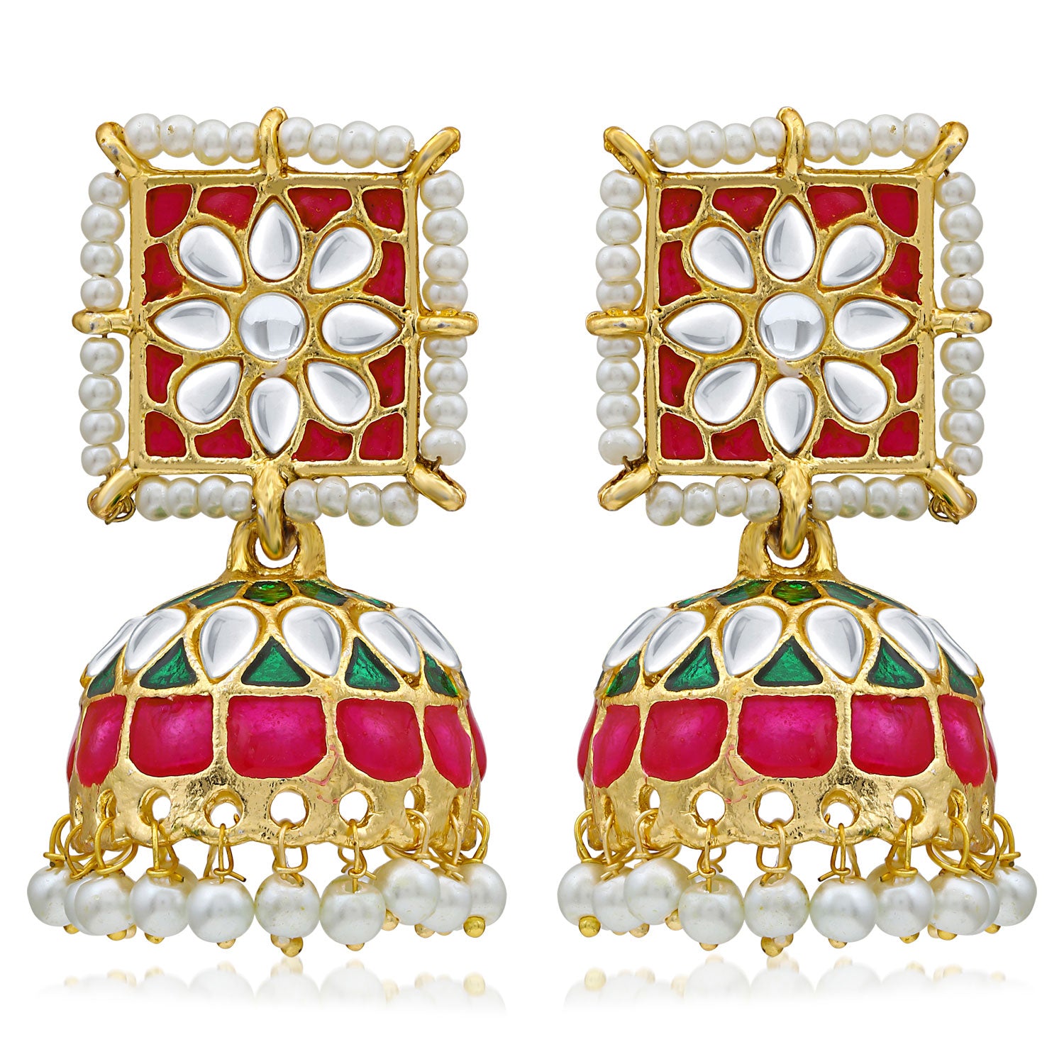 What Makes Wholesale Meenakari Jhumkas Stand Out from Other Traditional  Indian Jewellery