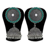 Sukkhi Trendy Austrian Diamond Oxidised Jhumki Earring for Women