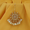 Sukkhi Glorious Pearl Gold Plated Kundan Maangtikka for Women