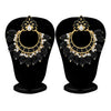 Sukkhi Astonish Pearl Gold Plated Kundan Meenakari Chandbali Earring for Women