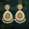 Sukkhi Dazzling LCT Gold Plated Mint Collection Pearl Dangle Earring For Women