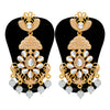 Sukkhi Glitzy Pearl Gold Plated Mint Collection Chandelier Earring For Women