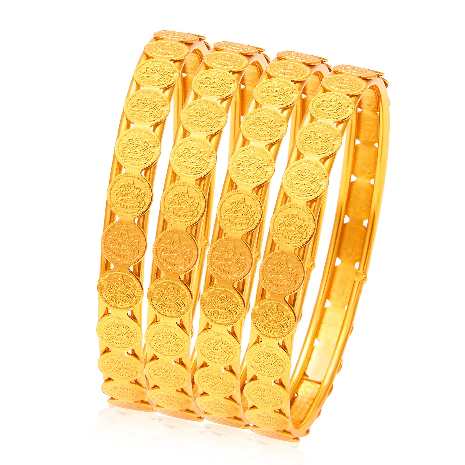 Sukkhi Stunning Gold Plated Meenakari Bangle Set Combo for Women