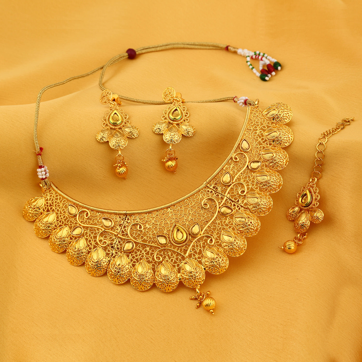 Buy Rose Gold-Toned Jewellery Sets for Women by Mannash Online | Ajio.com