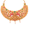 Sukkhi Incredible Gold Plated Temple Choker Necklace Set for Women