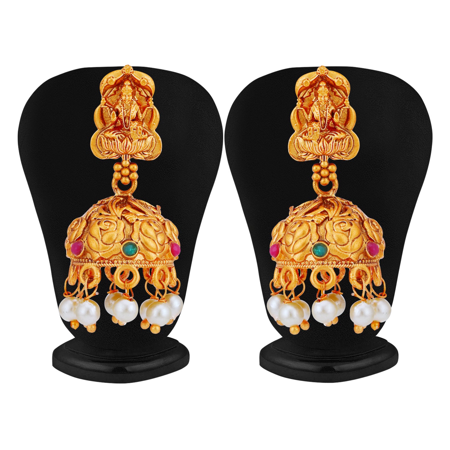 Sukkhi Incredible Gold Plated Temple Choker Necklace Set for Women