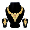 Sukkhi Ethnic 24 Carat Gold Plated Floral Meenakari Choker Necklace Set for Women