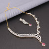 Sukkhi Lovely Designer Gold Plated CZ Choker Necklace Set For Women