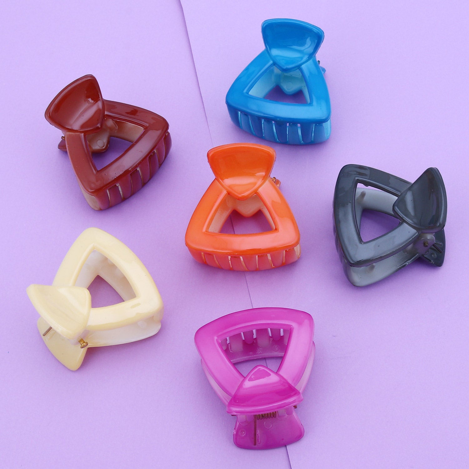 Sukkhi Incredible Butterfly Hair Clip Hair Accessories for Women and Girl (Pack of 6) (Size: M)