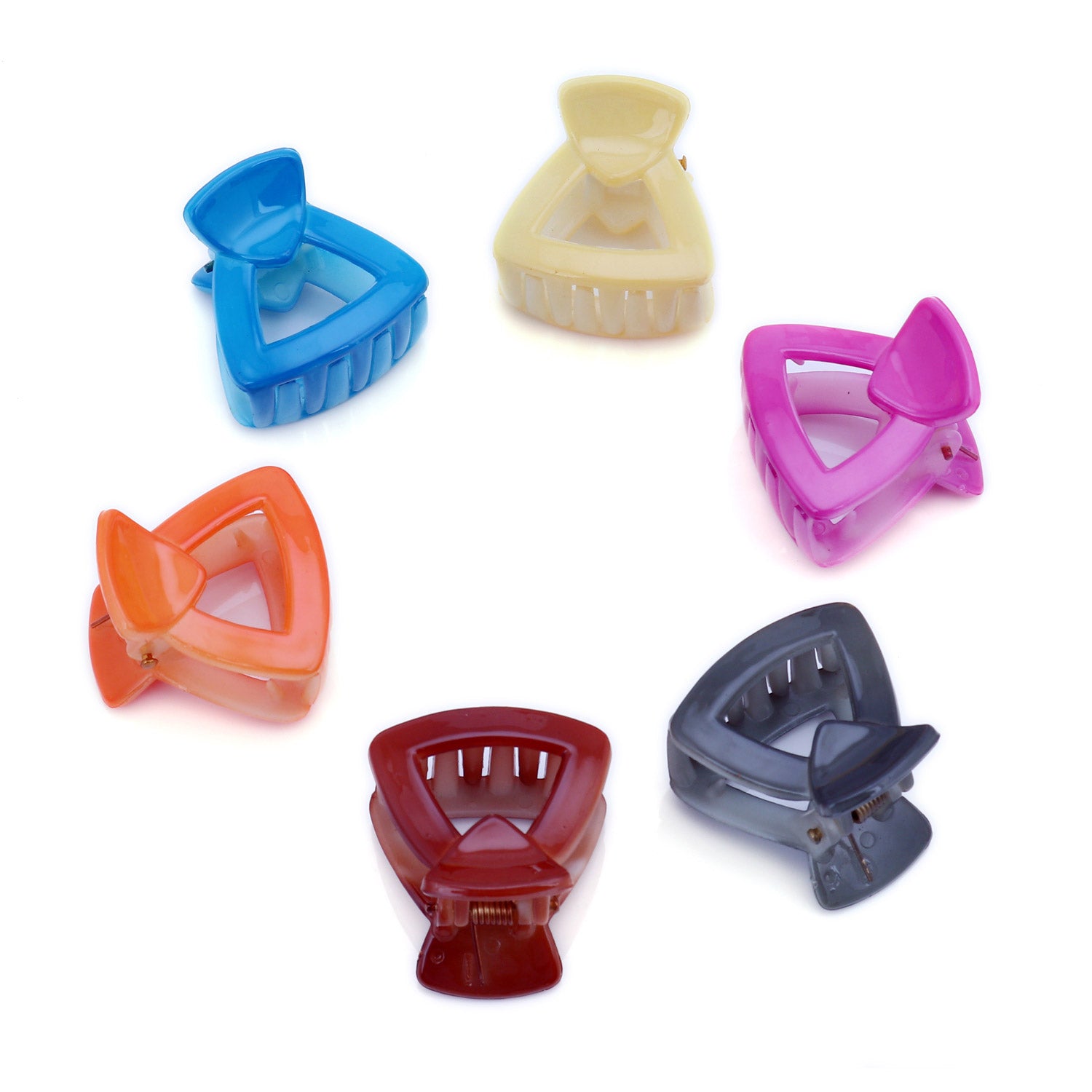 Sukkhi Incredible Butterfly Hair Clip Hair Accessories for Women and Girl (Pack of 6) (Size: M)