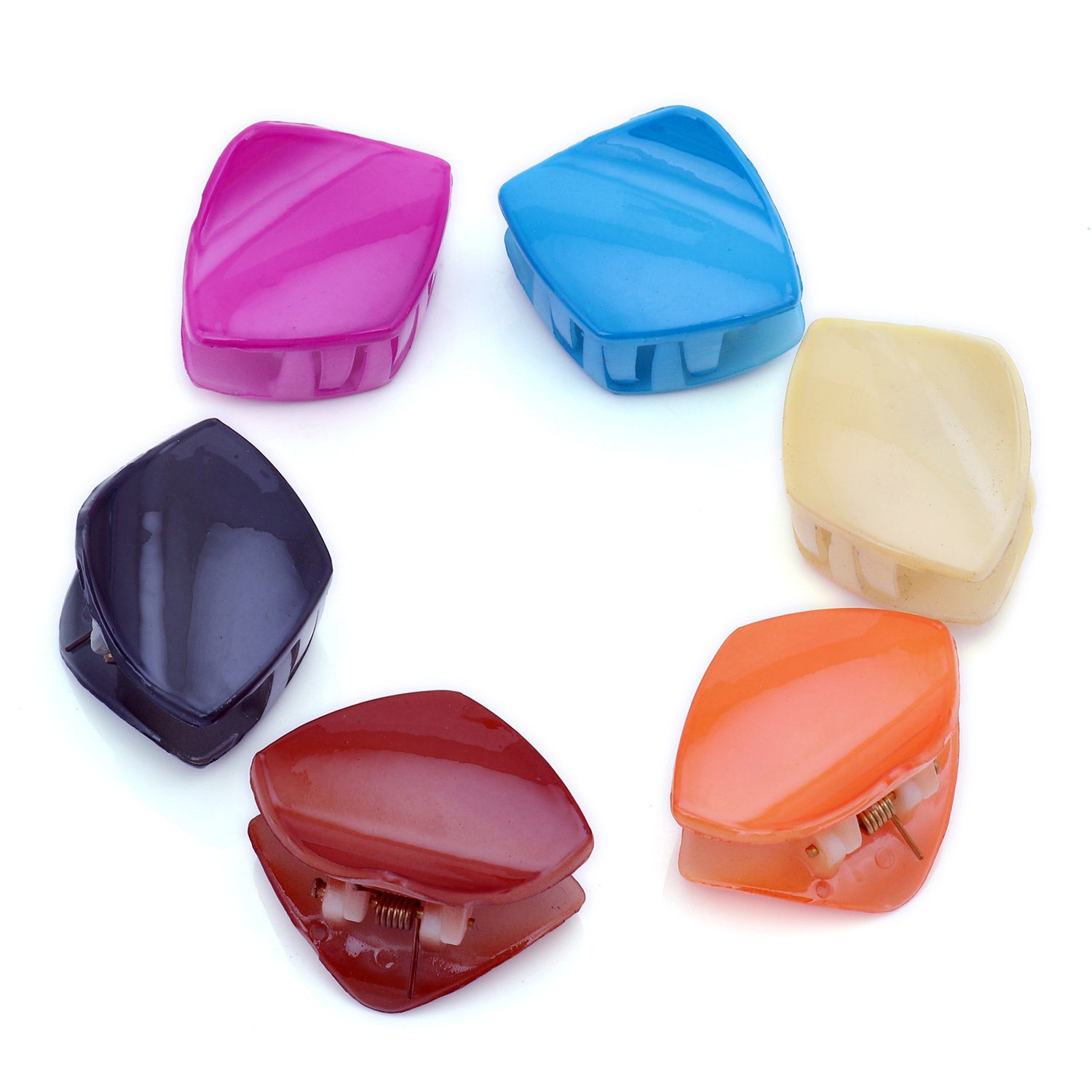 Sukkhi Elegant Butterfly Hair Clip Hair Accessories for Women and Girl (Pack of 6) (Size: M)