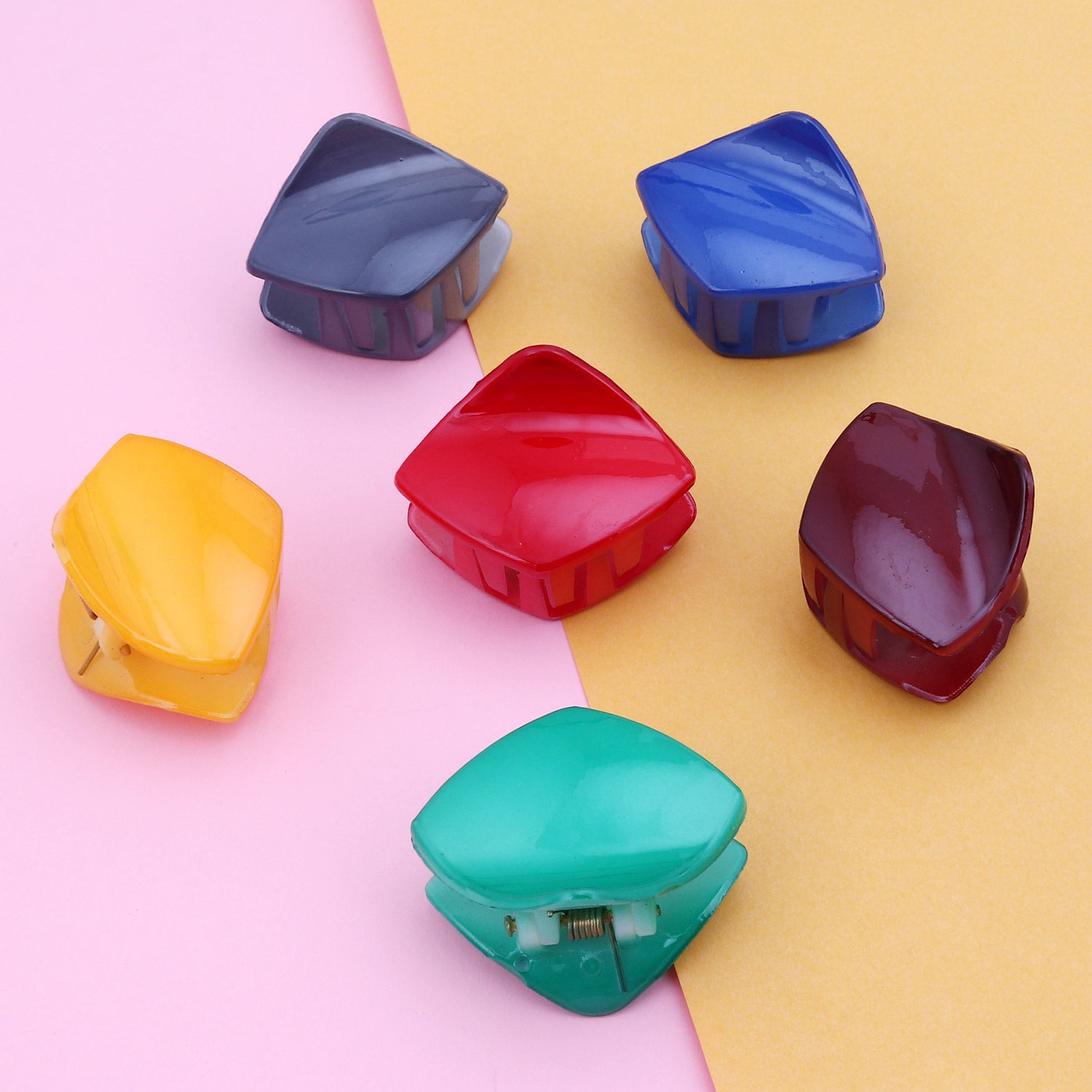 Sukkhi Lavish Butterfly Hair Clip Hair Accessories for Women and Girl (Pack of 6) (Size: M)