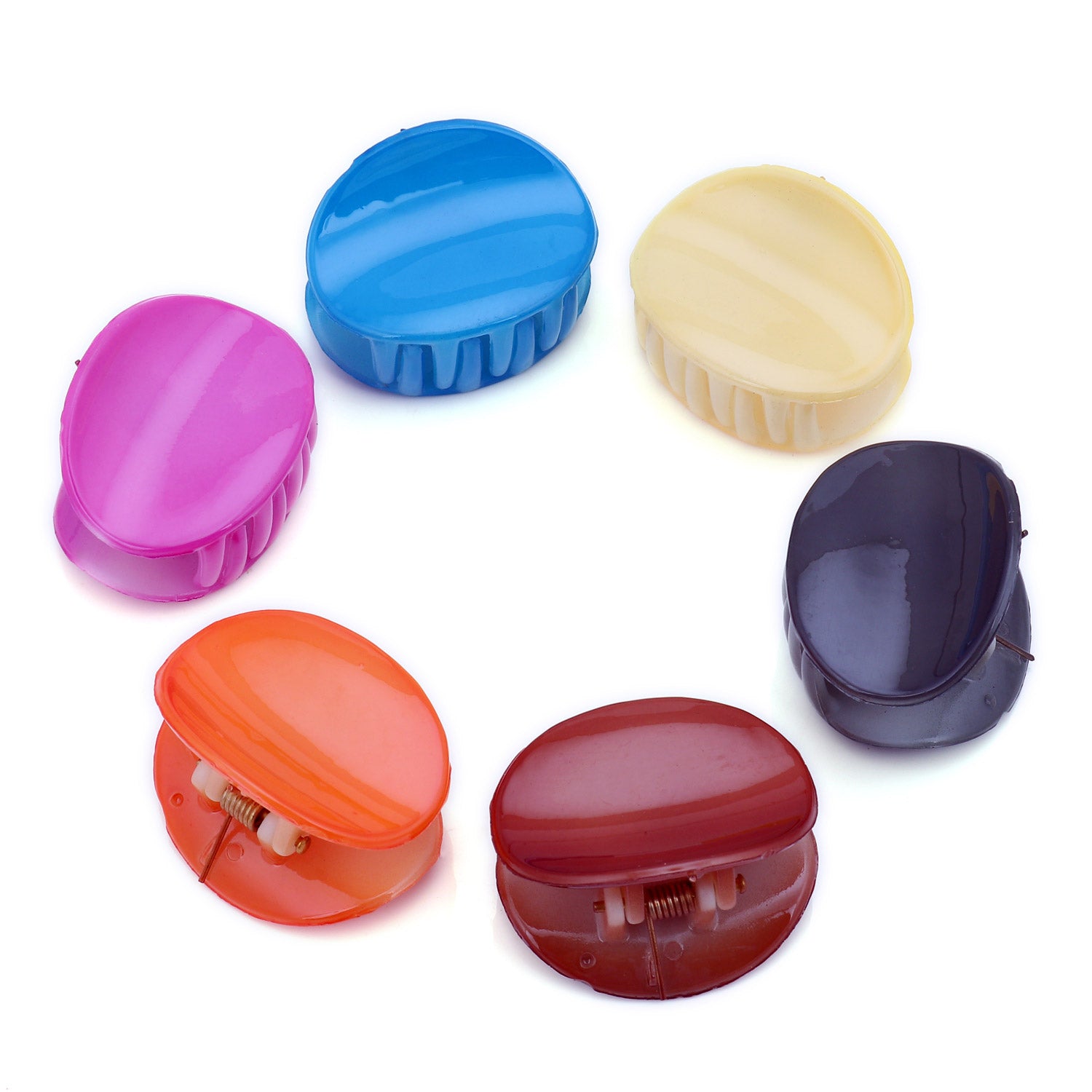 Sukkhi Charming Butterfly Hair Clip Hair Accessories for Women and Girl (Pack of 6) (Size: M)