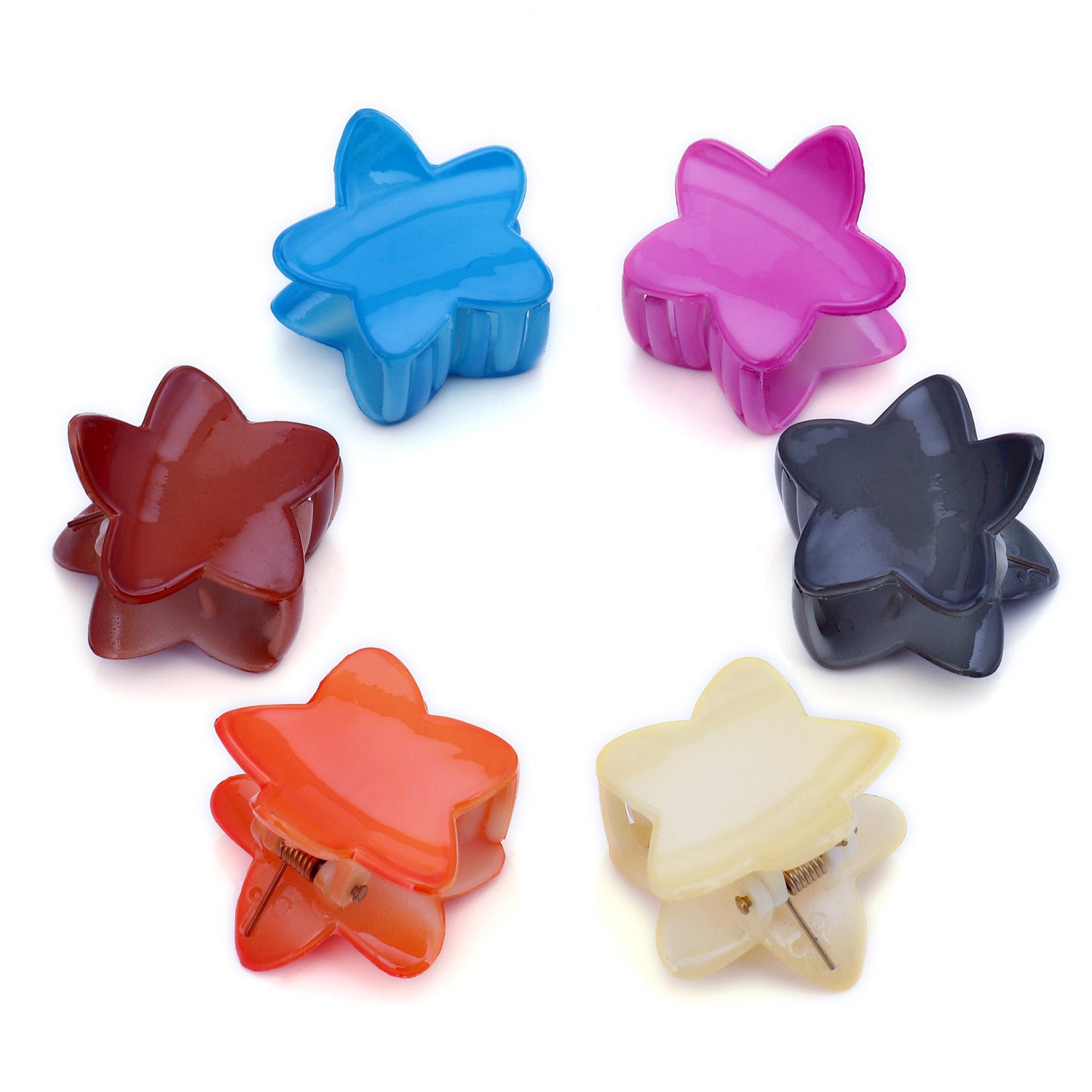 Sukkhi Splendid Butterfly Hair Clip Hair Accessories for Women and Girl (Pack of 6) (Size: M)