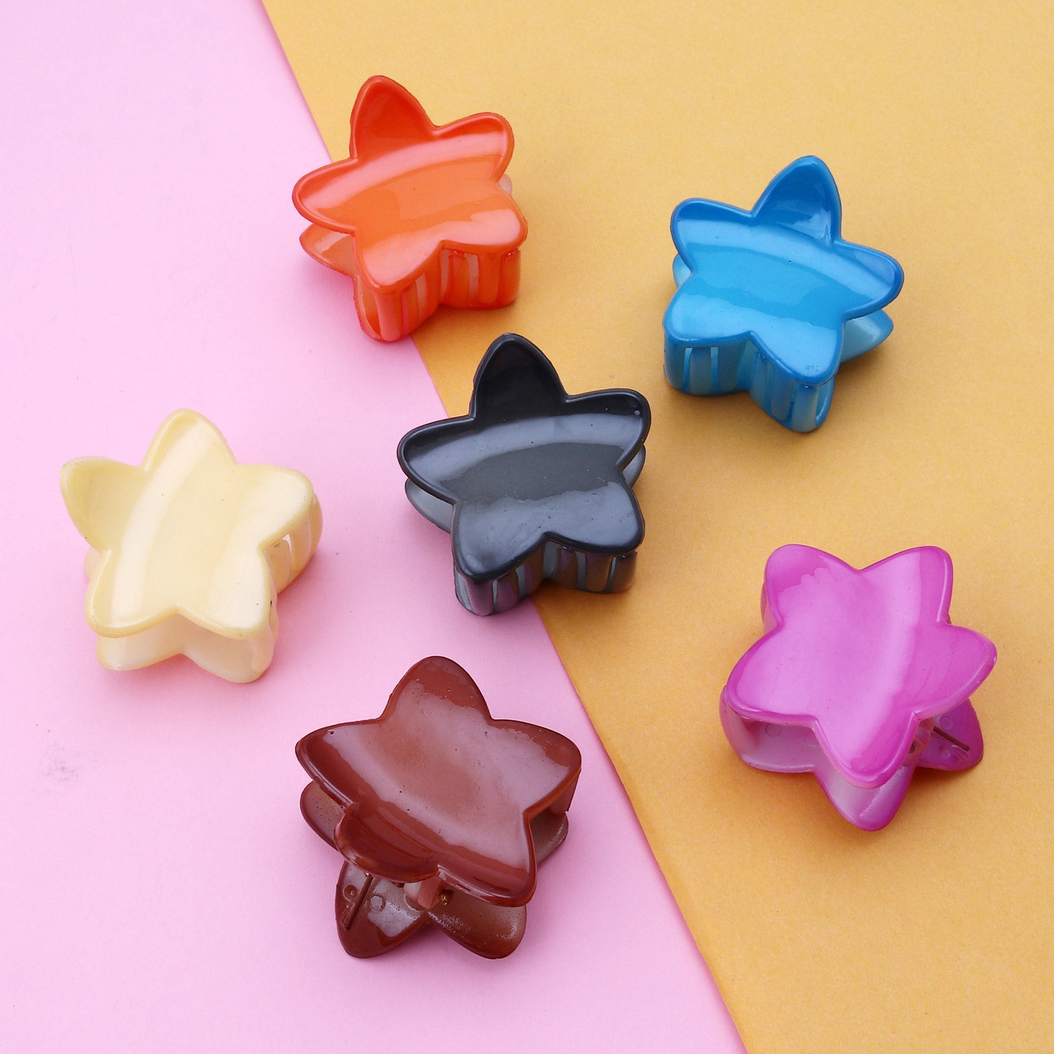 Sukkhi Splendid Butterfly Hair Clip Hair Accessories for Women and Girl (Pack of 6) (Size: M)