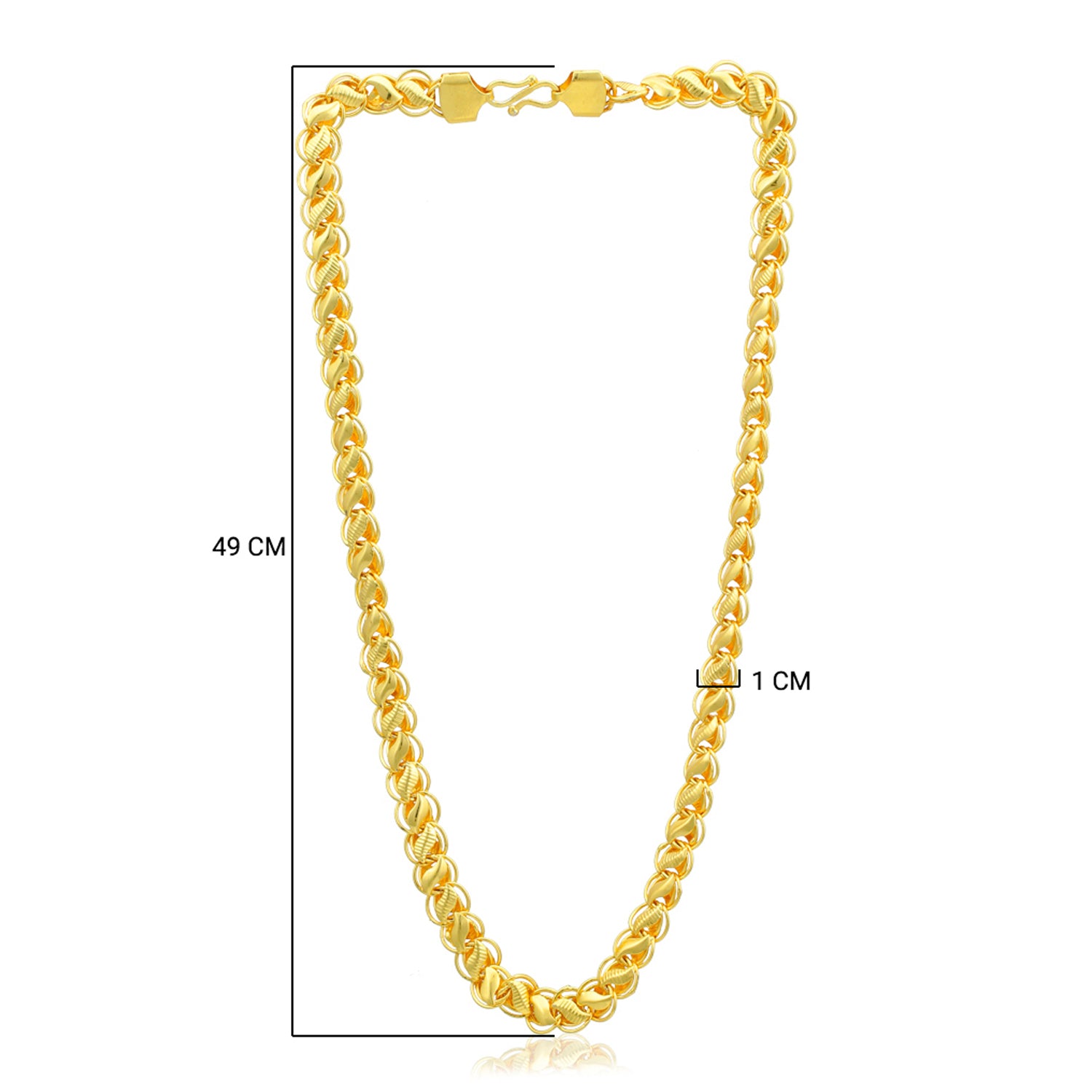 Sukkhi Elegant Gold Plated Link Chain for Men