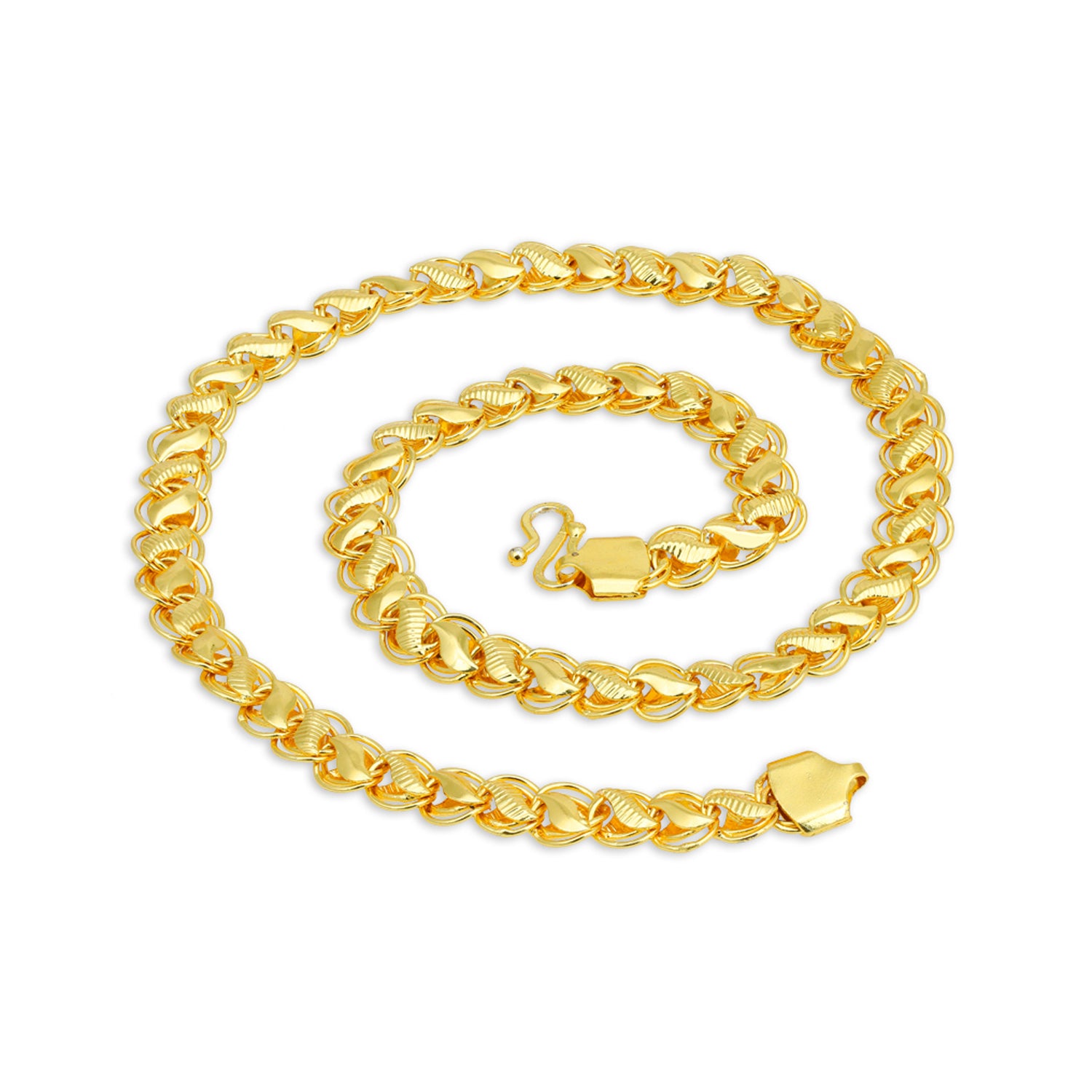 Sukkhi Elegant Gold Plated Link Chain for Men