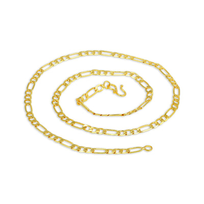 Sukkhi Incredible Gold Plated Figaro Chain for Men