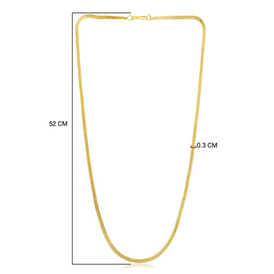 Sukkhi Awesome Gold Plated Snake Chain for Men