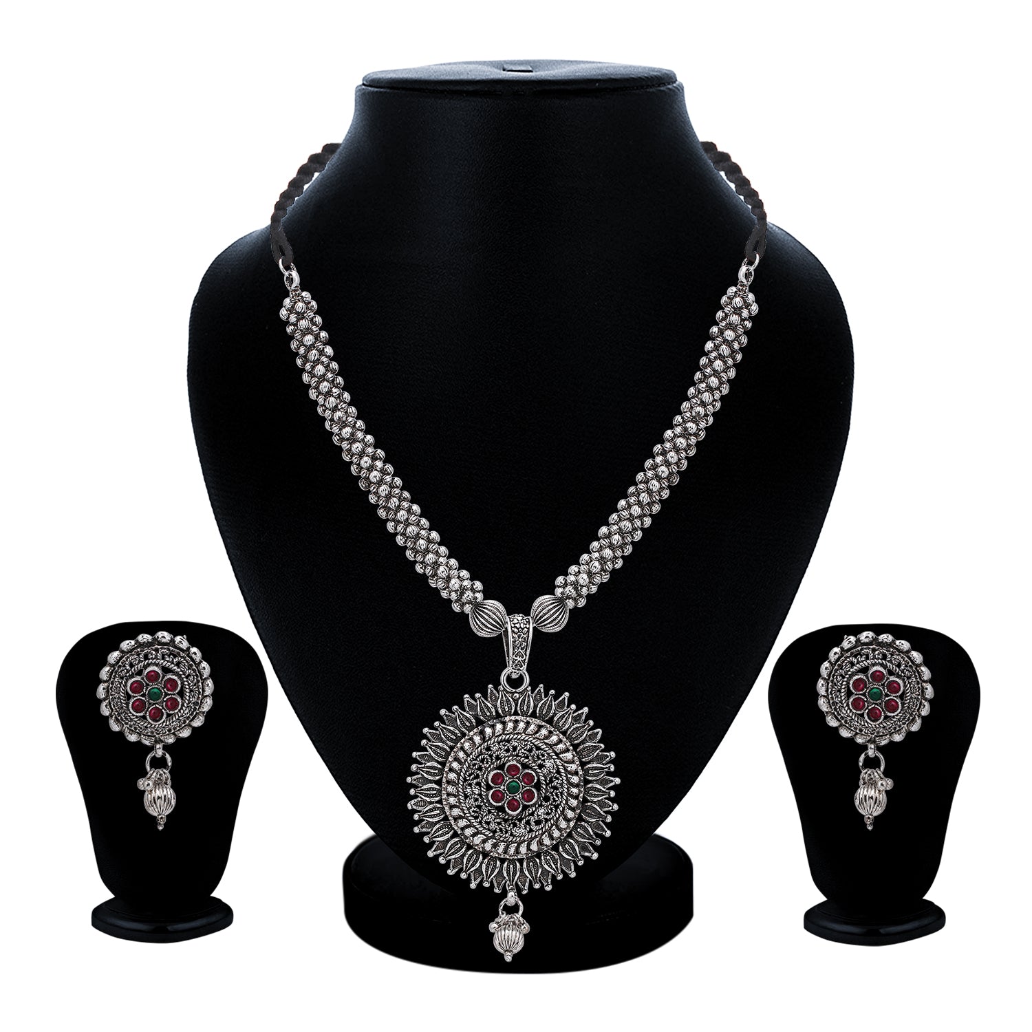 Sukkhi Classy Oxidised Necklace Set for Women