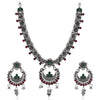 Sukkhi Ravishing Oxidised Choker Necklace Set for Women