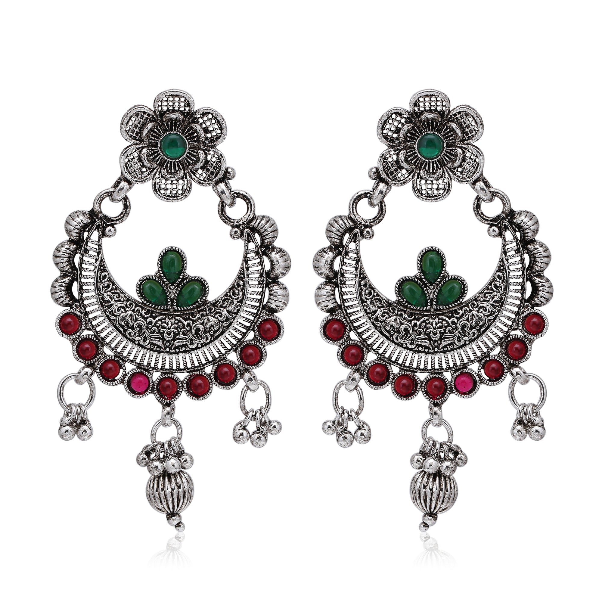 Sukkhi Ravishing Oxidised Choker Necklace Set for Women