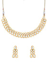 Sukkhi Glorious Gold Plated Kundan Choker Necklace Set for Women (SKR73295)