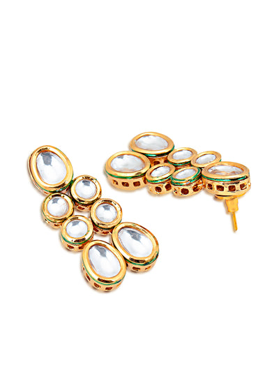 Sukkhi Glorious Gold Plated Kundan Choker Necklace Set for Women (SKR73295)