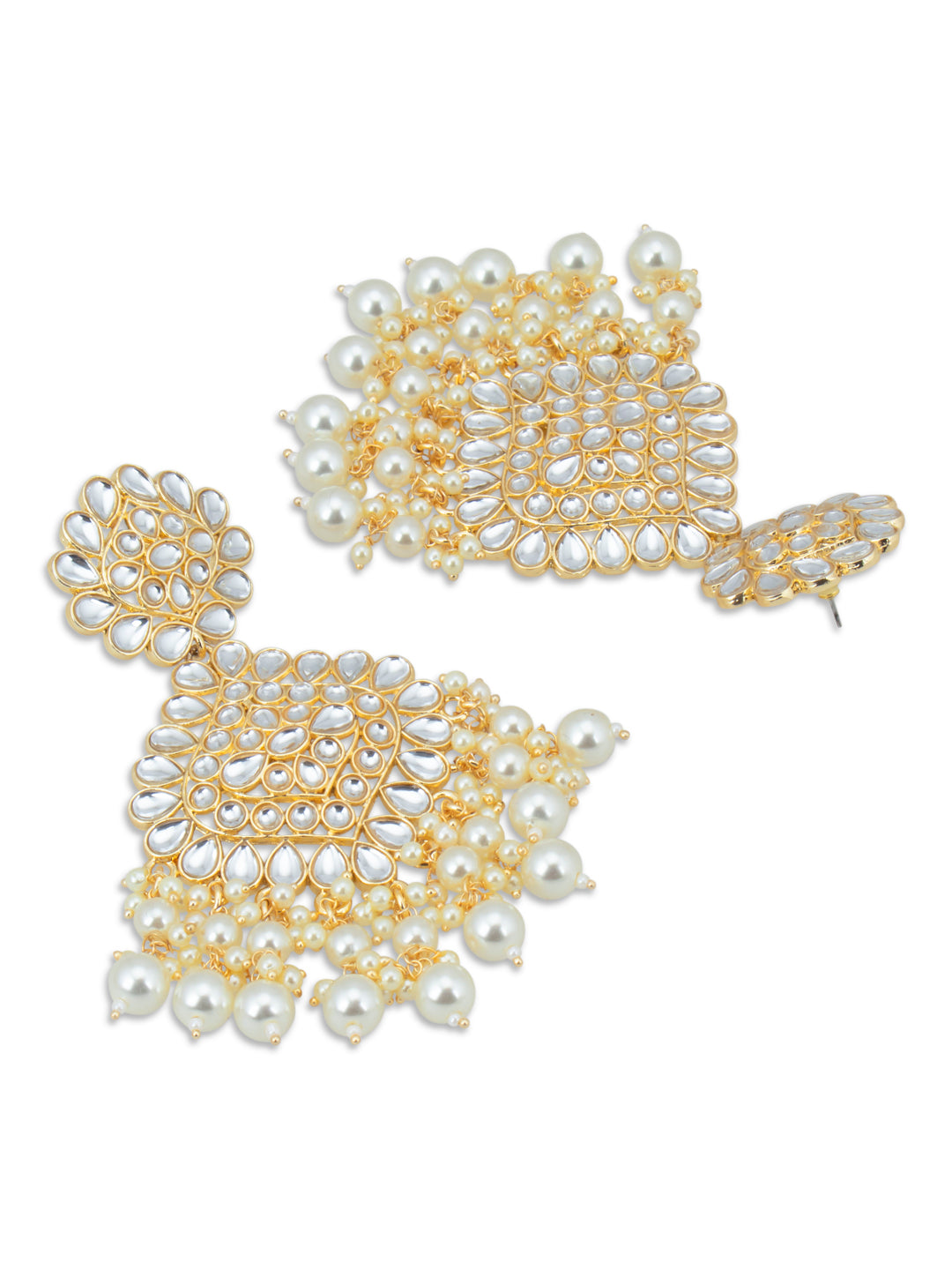 Sukkhi Incredible Pearl Gold Plated Kundan Choker Necklace Set for Women