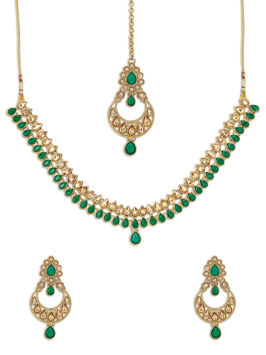 Sukkhi Stylish LCT Gold Plated Choker Necklace Set for Women (SKR73335)