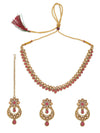 Sukkhi Lovely LCT Gold Plated Choker Necklace Set for Women