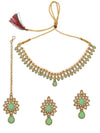 Sukkhi Classy LCT Gold Plated Pearl Choker Necklace Set for Women