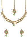 Sukkhi Classy LCT Gold Plated Pearl Choker Necklace Set for Women