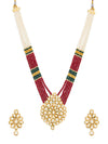 Sukkhi Amazing Pearl Gold Plated Kundan Long Haram Necklace Set for Women