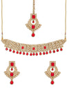 Sukkhi Fancy LCT Gold Plated Choker Necklace Set for Women