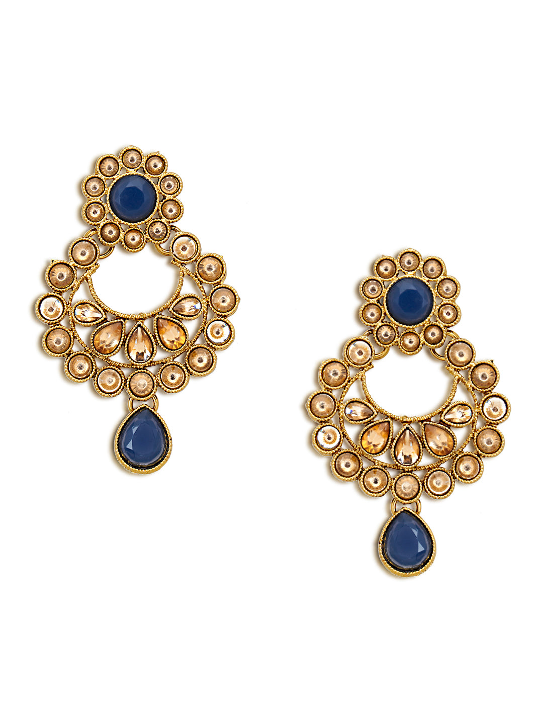 Sukkhi Gleaming LCT Gold Plated Choker Necklace Set for Women