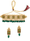 Sukkhi Classic Gold Plated Kundan Choker Necklace Set for Women (SKR74676)