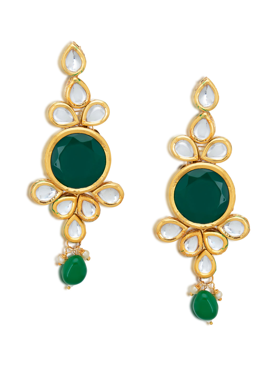 Sukkhi Elegant Gold Plated Kundan Choker Necklace Set for Women (SKR74683)