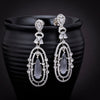 Sukkhi Dazzing CZ Rhodium Plated Drop Earring for Women