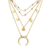 Scintillare by Sukkhi Charming Moon Gold Plated Multi Layered Necklace for Women