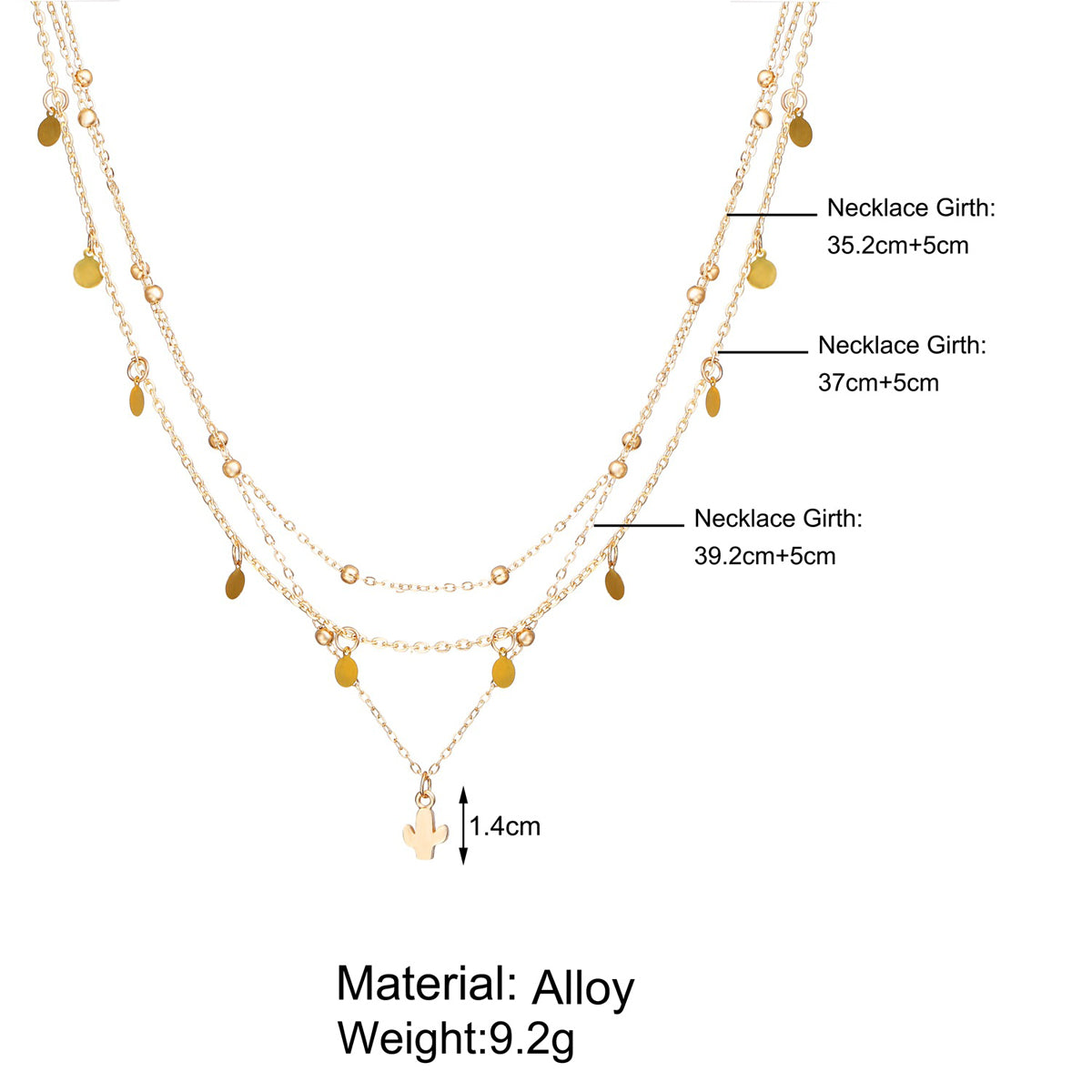 Scintillare by Sukkhi Shimmering Gold Plated Cross Multi Layered Necklace for Women