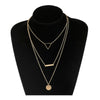 Scintillare by Sukkhi Ravishing Geometric Multi Layered Gold Plated Necklace for Women