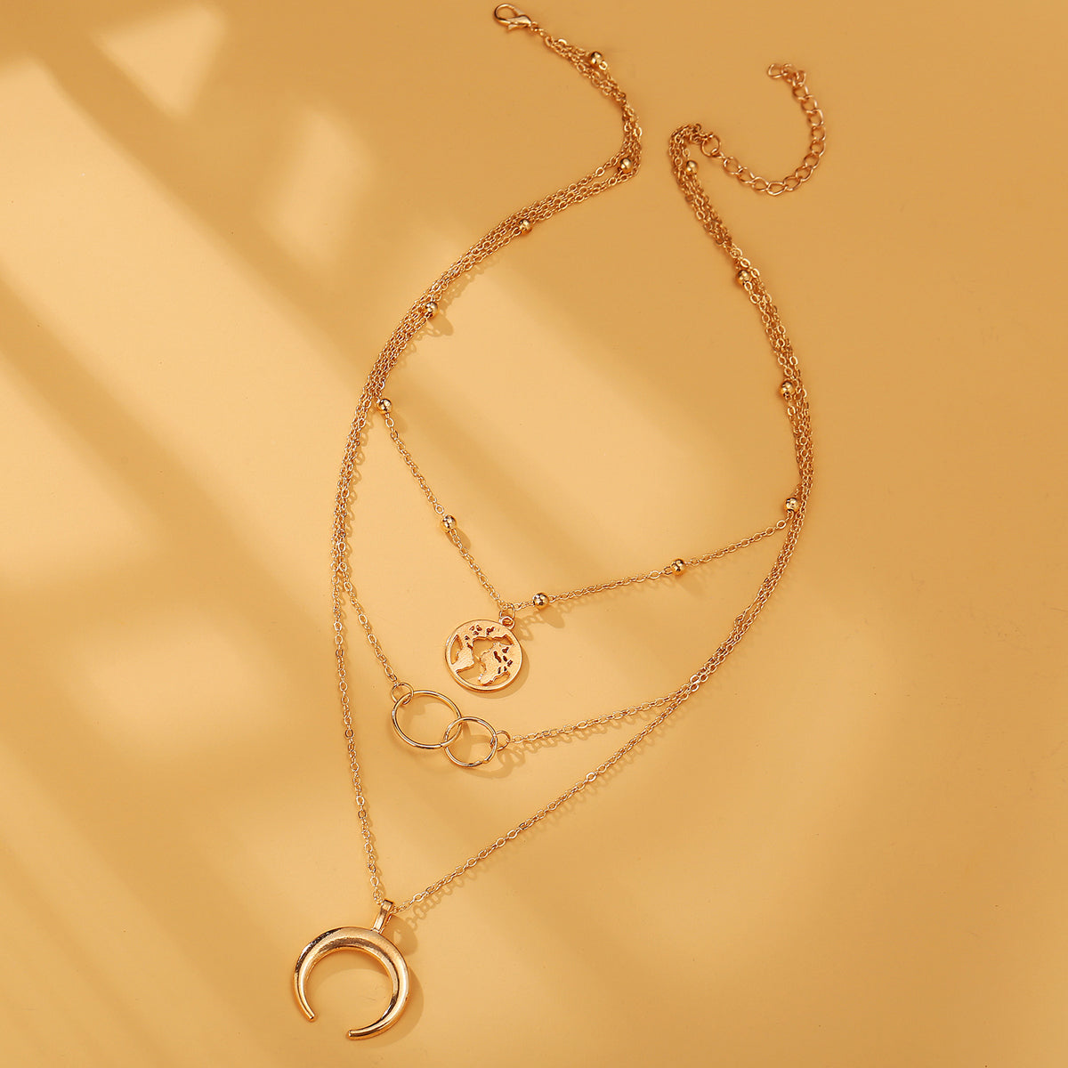 Scintillare by Sukkhi Fascinating Gold Plated Tripal Layered Necklace for Women