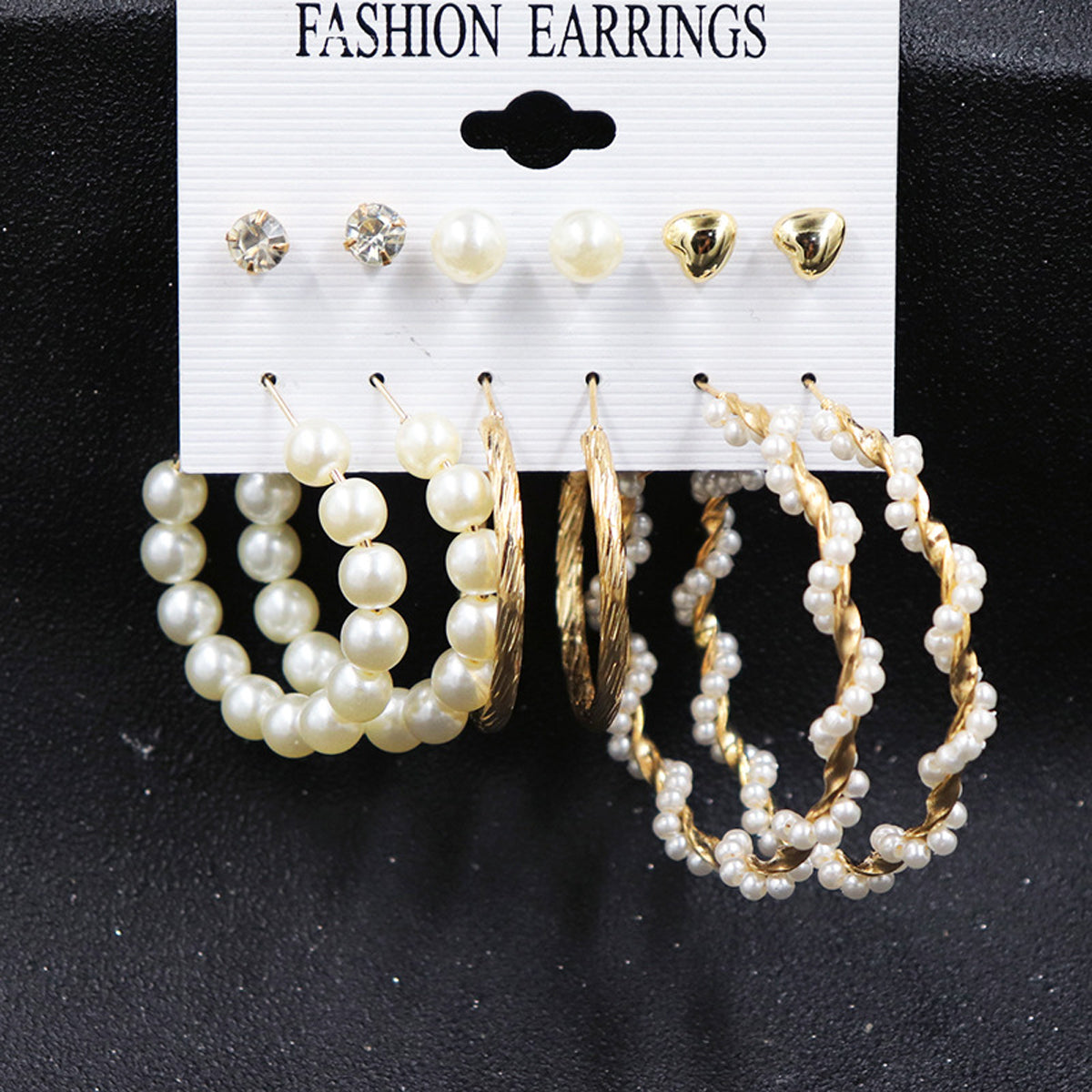 Scintillare by Sukkhi Exclusive Gold Plated Pearl Hoop & Stud Earring Set for Women