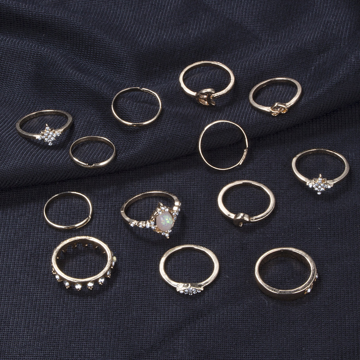 Scintillare by Sukkhi Adorable Gold Plated Rings Combo for Women