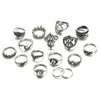 Scintillare by Sukkhi Astonish Oxidised Rings Combo for Women