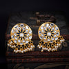 Sukkhi Stunning Gold Plated Kundan Pearl Stud Earring for Women