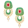 Sukkhi Glistening Kundan Gold Plated Mint Collection Necklace Set for Women