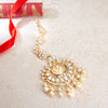 Sukkhi Splendid Kundan Gold Plated Pearl Maangtikka Worn By Karisma Kapoor