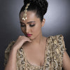 Sukkhi Excellent Pearl Gold Plated Kundan Maangtikka Worn By Karisma Kapoor